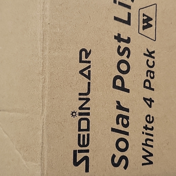 SIEDiNLAR Solar Post Cap Lights Outdoor Glass 2 Color Modes 8 LEDs for 4x4 5x5 6 - Picture 10 of 13